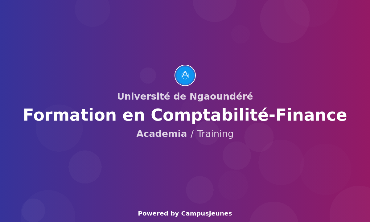 Formation en Comptabilité-Finance à l'Université de Ngaoundéré : Un Parcours Académique Complet